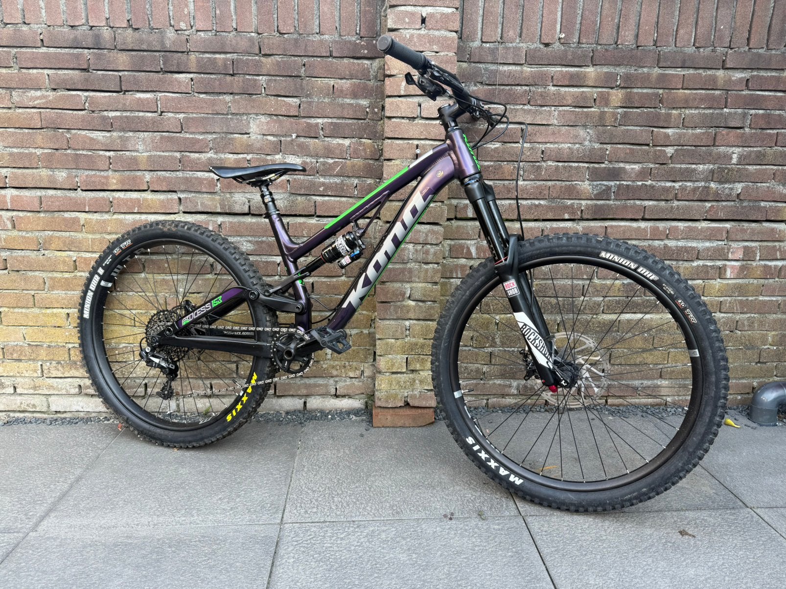 Kona Process 153 DL Enduro Mountainbike, Ophalen, Zo goed als nieuw, Schijfrem, 53 tot 57 cm