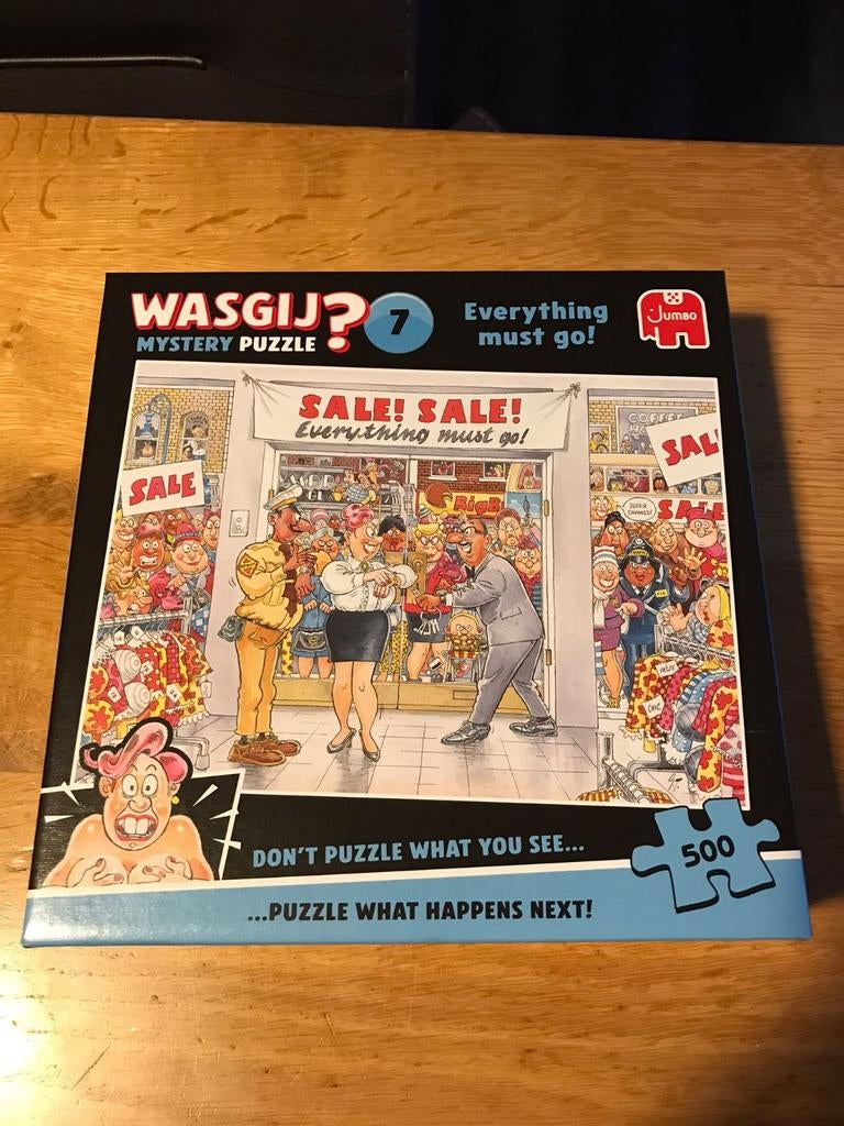 Wasgij  puzzel 500 stukjes, Hobby en Vrije tijd, Ophalen of Verzenden, 500 t/m 1500 stukjes, Zo goed als nieuw