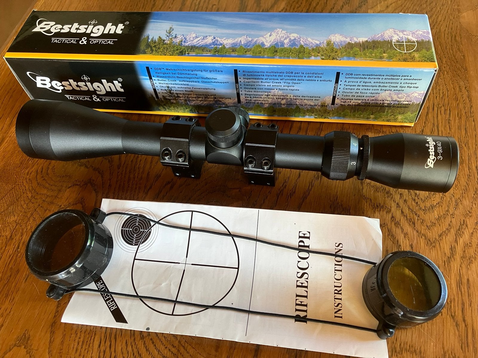 Bestsight 3-9x40 Richtkijker, Ophalen of Verzenden, Zo goed als nieuw