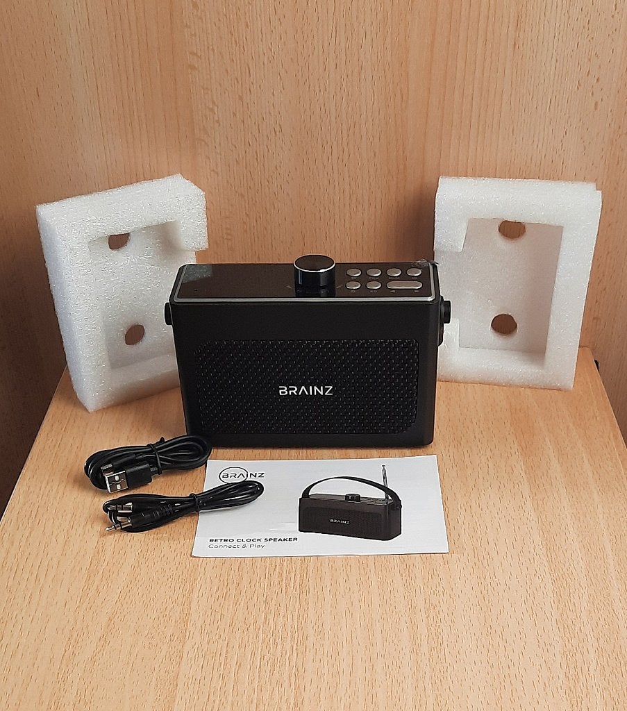 Voor o.a HITSTER nieuwe BRAINZ Bluetooth Clock SPEAKER-TO-GO, Audio, Tv en Foto, Overige merken, Bluetooth, Nieuw, Ophalen of Verzenden