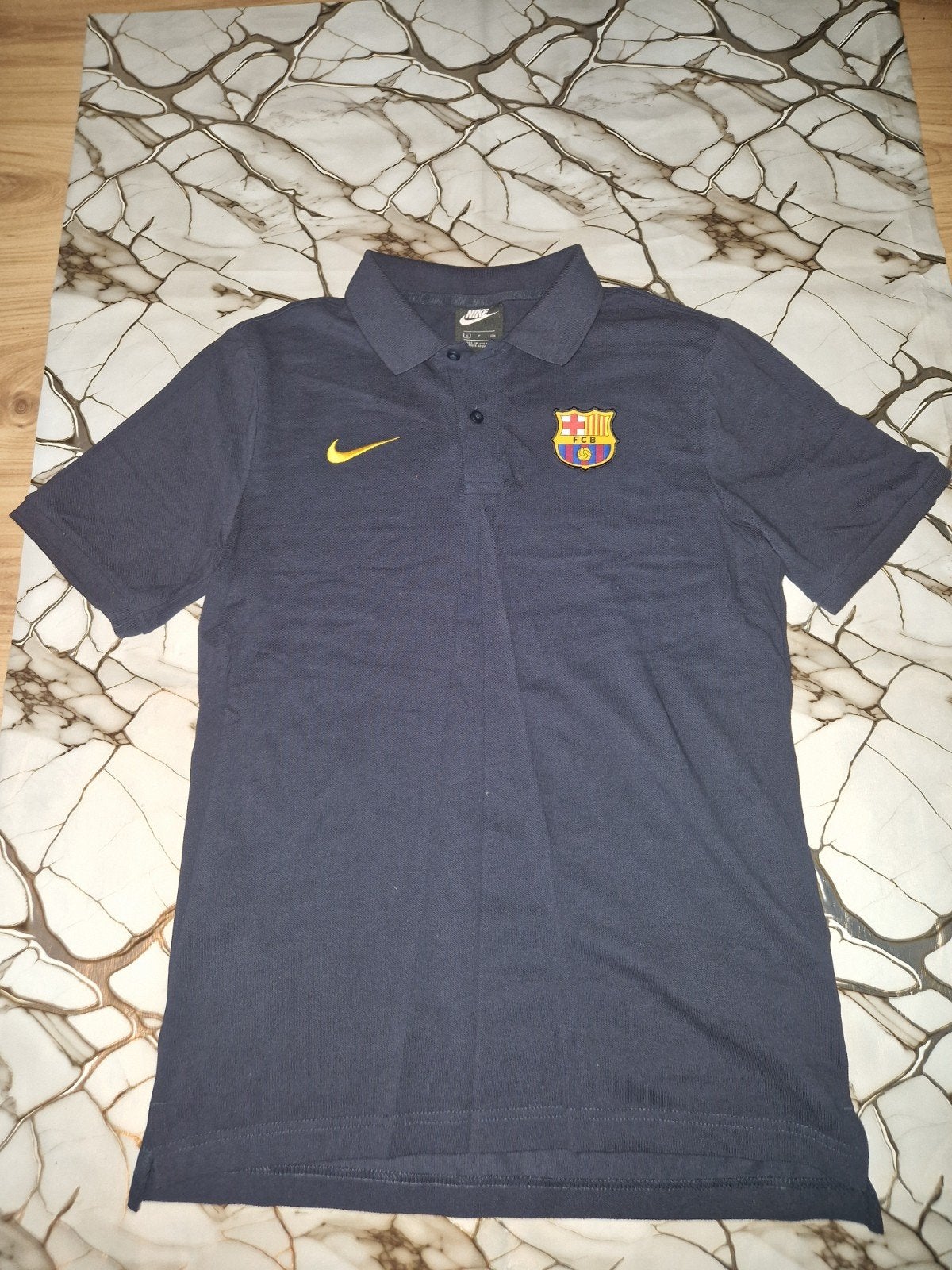 nike Fc Barcrlona Polo Maat S, Kleding | Heren, Ophalen of Verzenden, Zo goed als nieuw, Blauw, Nike