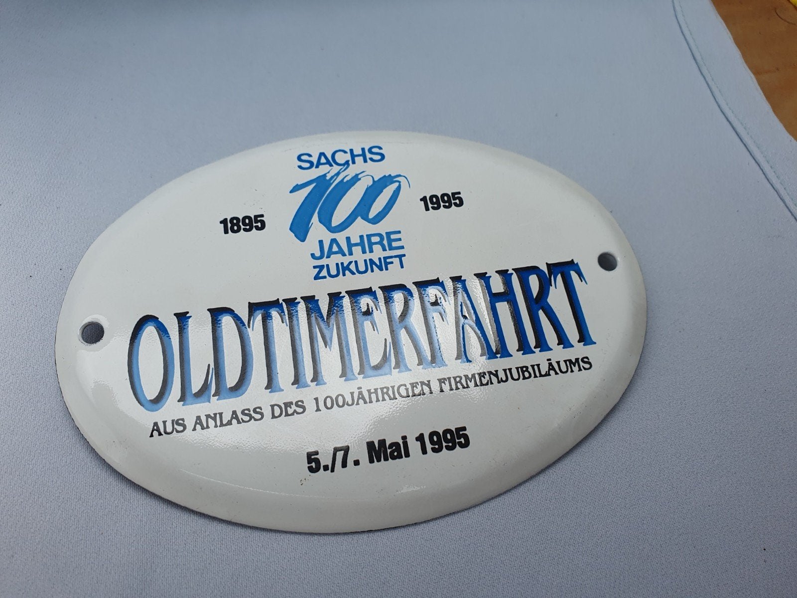 Geëmailleerd metalen Sachs embleem, Verzenden, Auto's