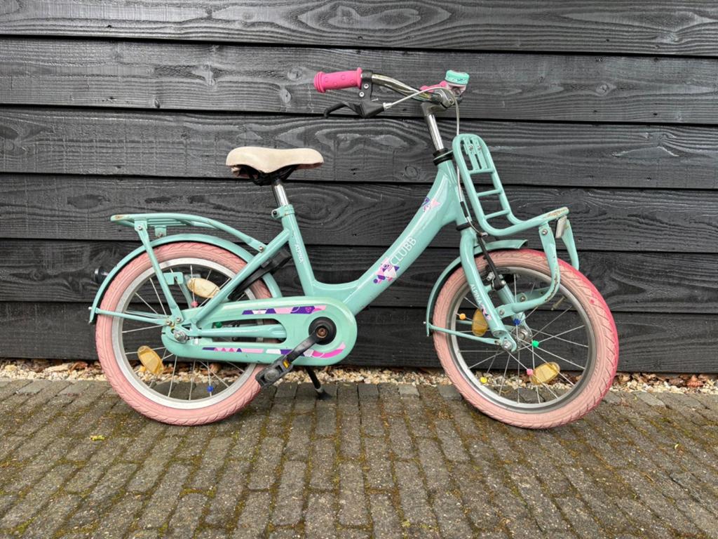 Alpina kinderfiets 16 inch, Fietsen en Brommers, Fietsen | Meisjes, Ophalen, Gebruikt, 16 inch, Handrem
