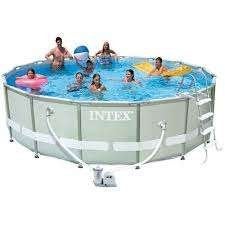 Intex Opzetzwembad Rond 427cm x 107cm, Tuin en Terras, Zwembaden, Ophalen, 80 tot 120 cm, Rond, 300 cm of meer
