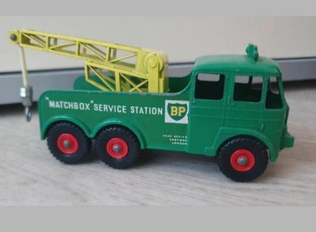 Matchbox BP truck service station heavy breakdown gaaf model, Ophalen, Gebruikt, Bus of Vrachtwagen, Matchbox