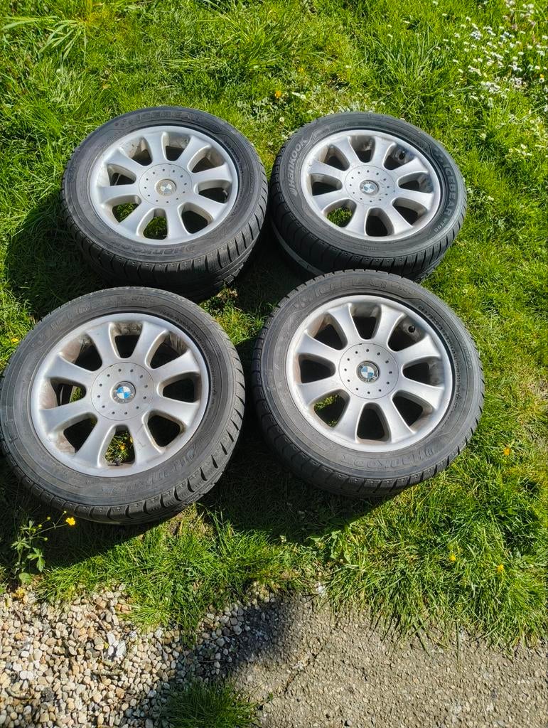 BMW Style 64 Velgen 16 inch met Hankook Icebear Banden, Ophalen, Gebruikt