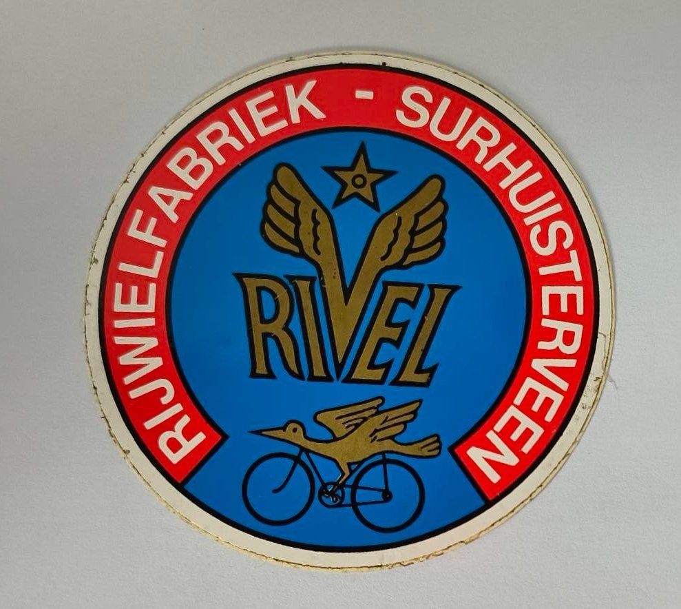 Sticker Rivel rijwielfabriek Surhuisterveen, Ophalen of Verzenden, Zo goed als nieuw, Merk