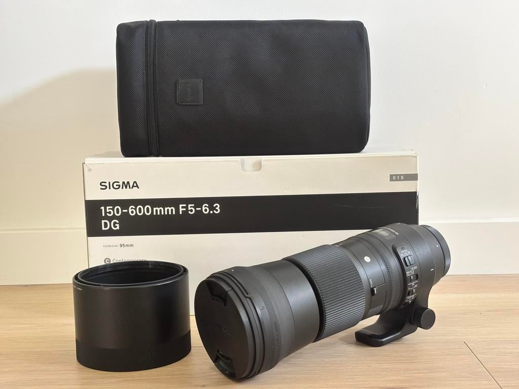 Sigma 150-600mm Contemporary Canon + UV-filter, Ophalen, Zo goed als nieuw, Telelens