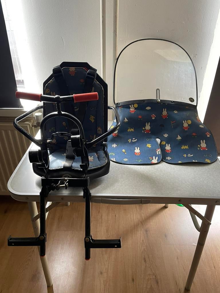 Fietsstoeltje en scherm, Fietsen en Brommers, Ophalen, Gebruikt