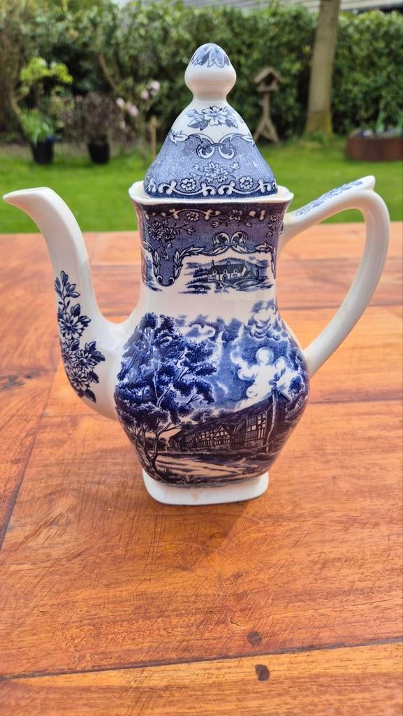 Grindley English Country Inns Theepot Blauw Wit, Ophalen of Verzenden