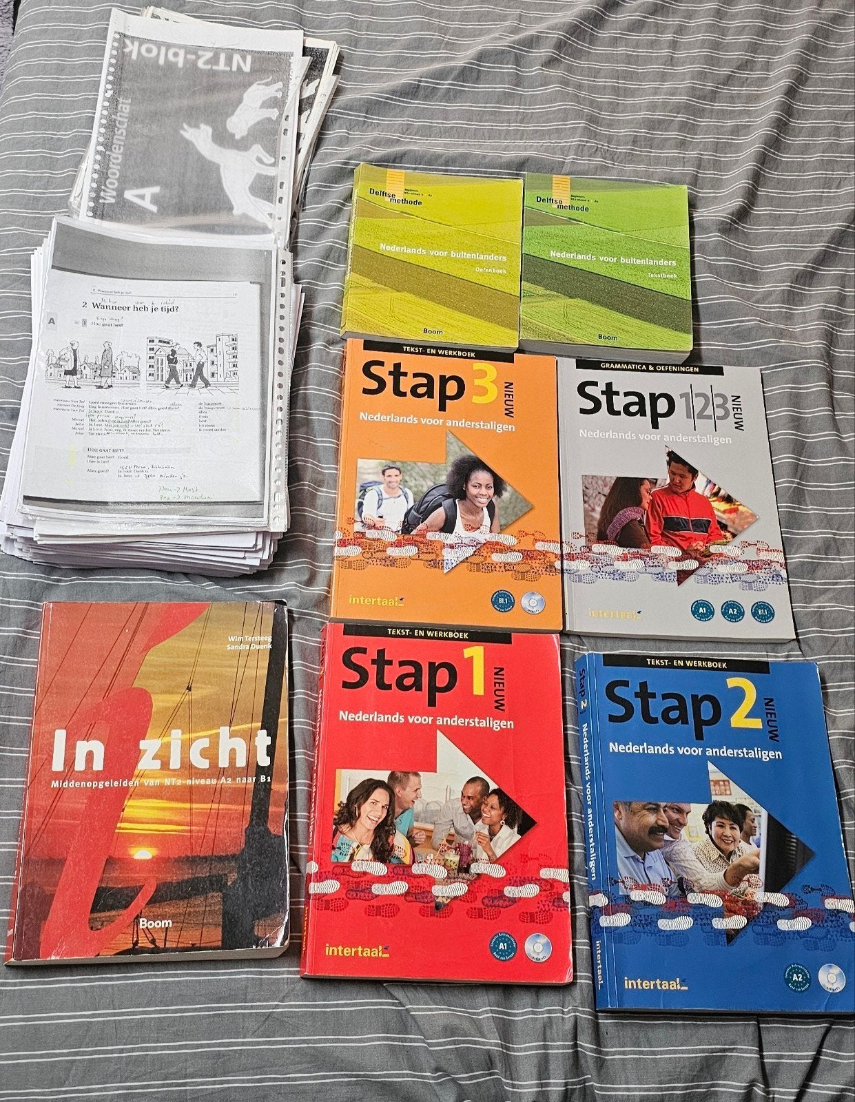 NT2 Boekenset: Delftse Methode, Stap 1-3 + Grammatica, Boeken, Ophalen of Verzenden, Gelezen, Overige niveaus, Nederlands