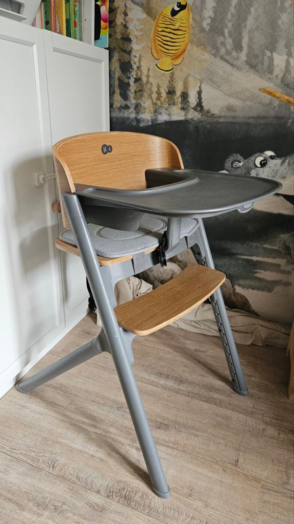 Kinderkraft Livy kinderstoel 4 in 1, Ophalen of Verzenden, Zo goed als nieuw, Meegroeistoel, Gordel(s)