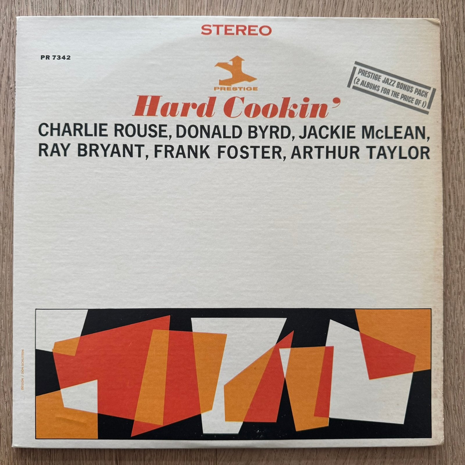 Hard Cookin’ Donald Byrd Art Taylor John Coltrane 2LP USA, Gebruikt, Ophalen of Verzenden, Inclusief obi, 12 inch