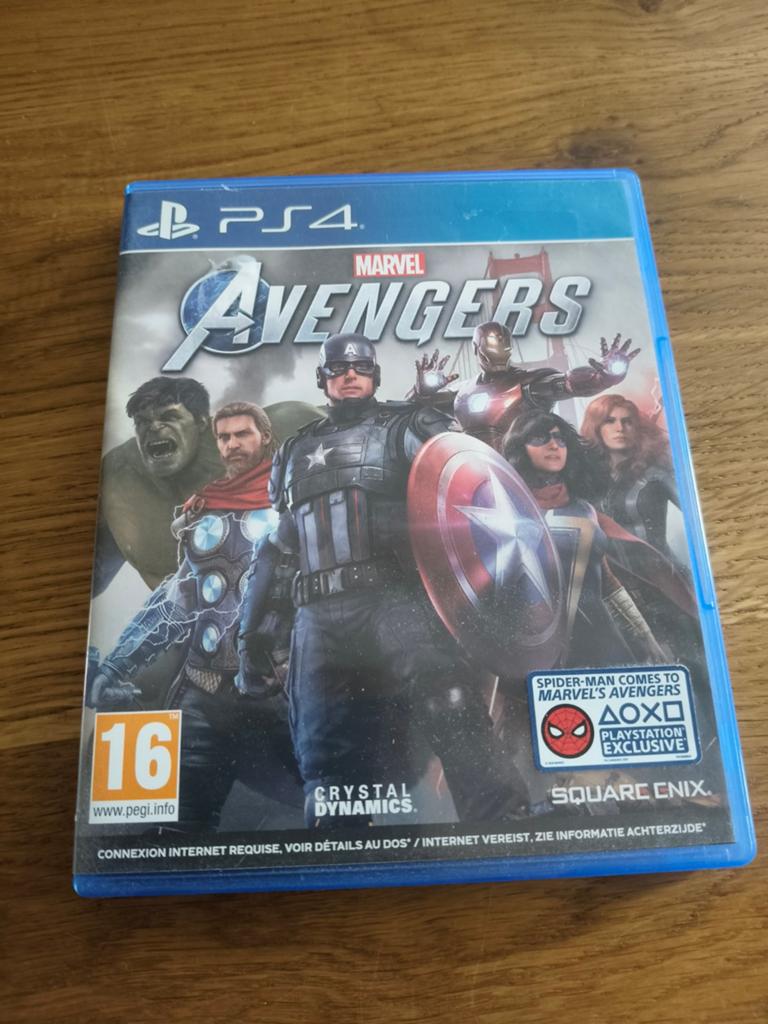 Marvel's Avengers PS4 Game - Actie Avontuur, Avontuur en Actie, Online, Gebruikt, 1 speler