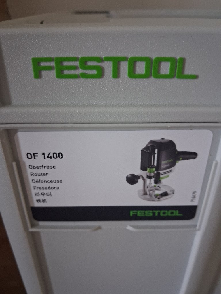 Festool of1400 bovenfrees, Ophalen of Verzenden, Nieuw, Elektrisch, Bovenfrees