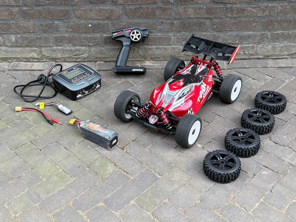 Arrma Typhon 6S (Compleet - Accu - Zender - Lader), Elektro, Gebruikt, Auto offroad, Ophalen of Verzenden