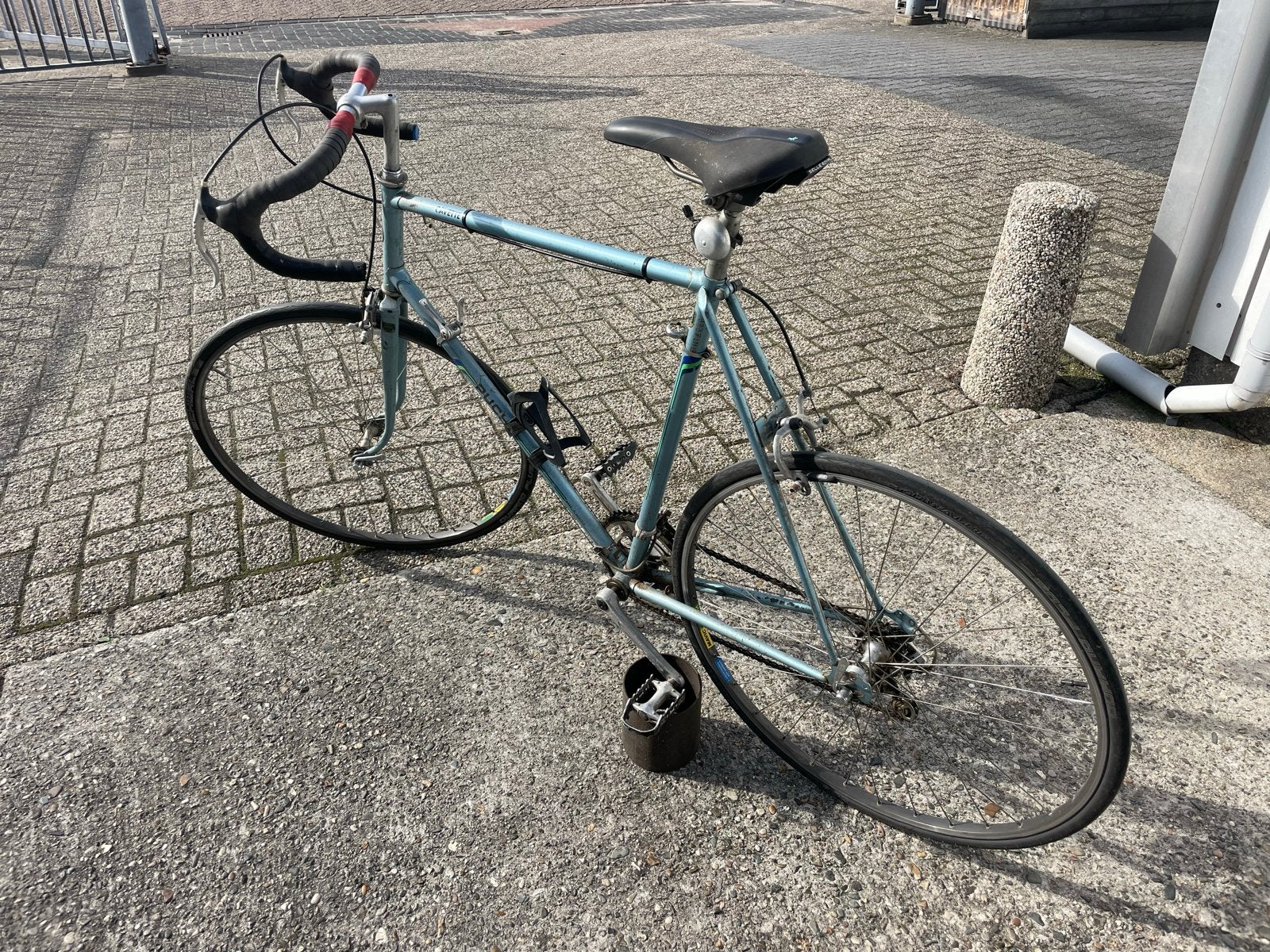 Vintage Puch Cavette racefiets - Lichtblauw, Overige merken, Gebruikt, Staal, Ophalen of Verzenden