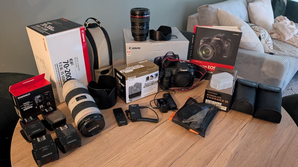 Canon EOS 5D Mark III complete set met 2x Canon L objectieve, Audio, Tv en Foto, Fotocamera's Digitaal, Spiegelreflex, Canon, Ophalen of Verzenden