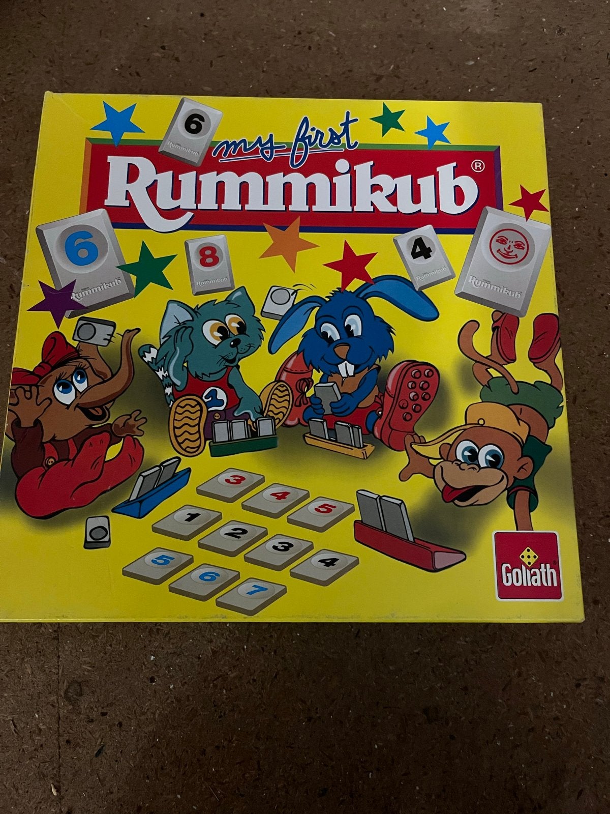 My First Rummikub - Educatief Cijferspel voor Kinderen, Drie of vier spelers, Ophalen of Verzenden, Zo goed als nieuw