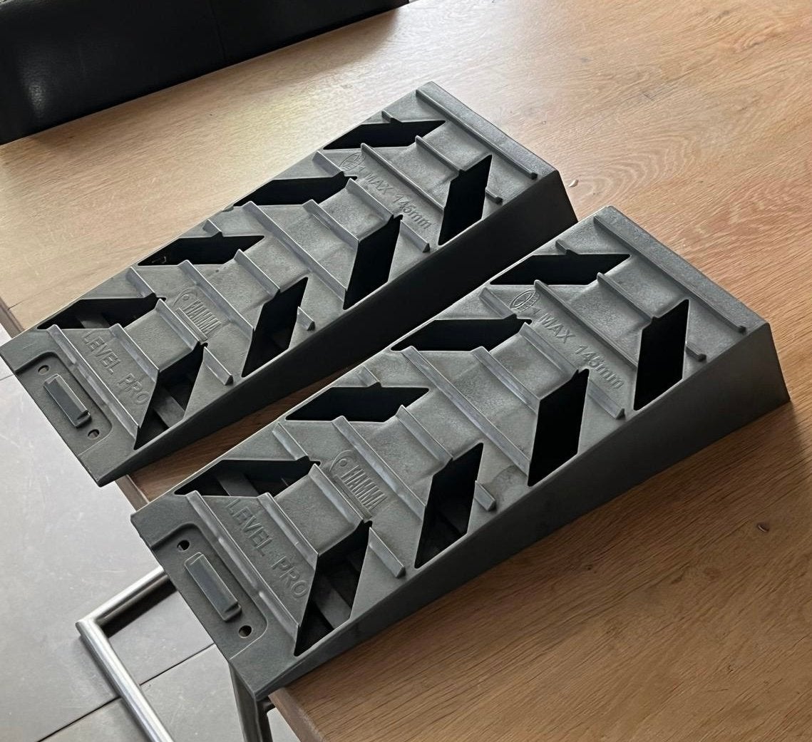 Fiamma Level Pro Oprijblokken Camper Caravan (set van 2), Ophalen of Verzenden, Gebruikt