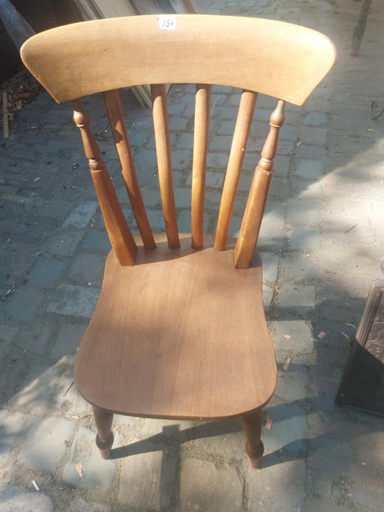 Antiek engelse stoel 1860, Ophalen of Verzenden, Gebruikt, Bruin, Eén
