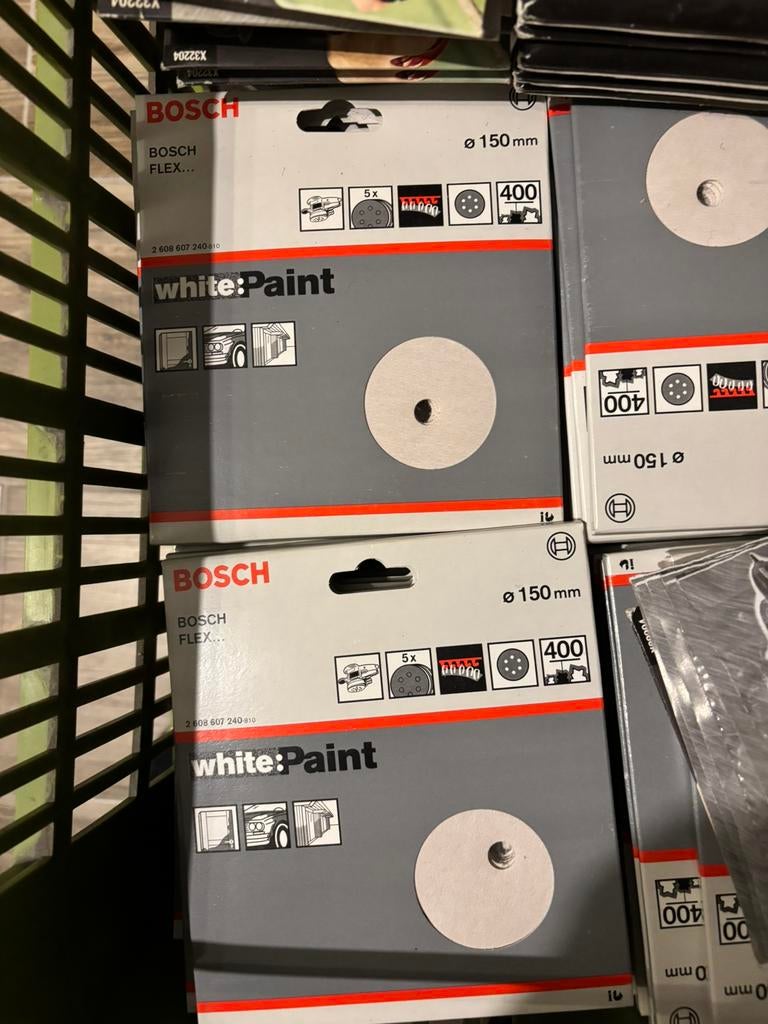 50x Bosch Flex White Painf 150 mm, Ophalen of Verzenden, Nieuw