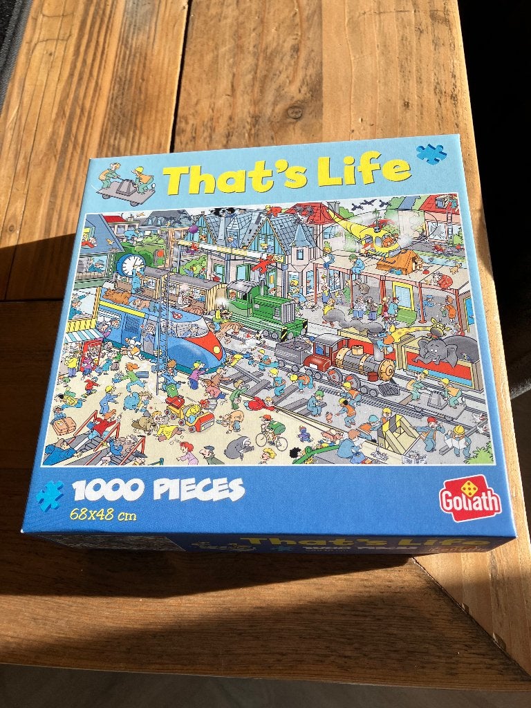 That’s Life puzzel, Hobby en Vrije tijd, Denksport en Puzzels, Ophalen of Verzenden, 500 t/m 1500 stukjes, Zo goed als nieuw, Legpuzzel