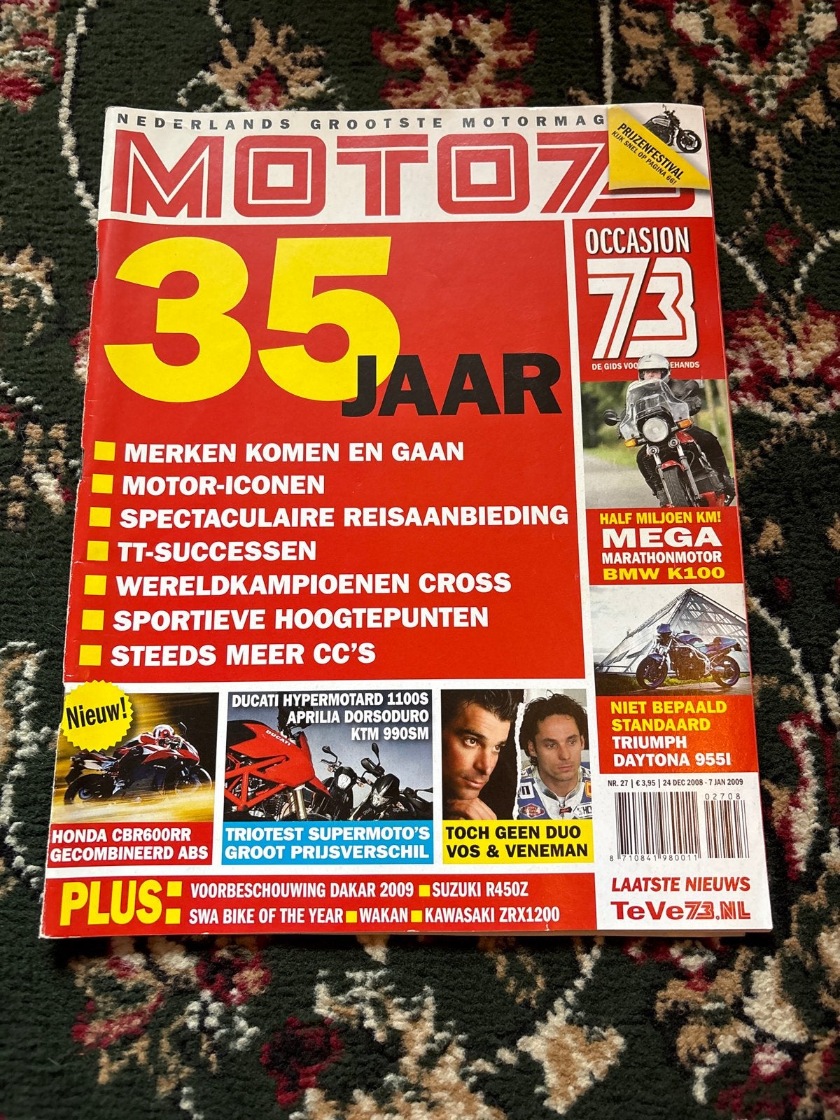 MOTO73 Magazine - 35 Jaar Jubileumeditie (2008), Motoren, Ophalen of Verzenden
