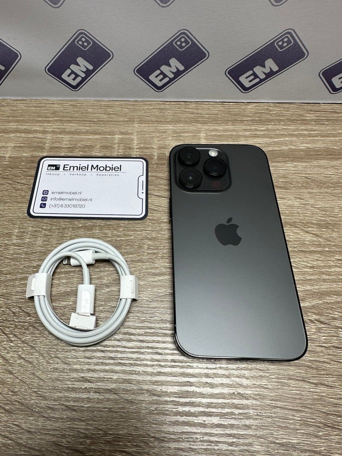 iPhone 14 Pro - 128GB / batterij 100% / garantie, Zwart, Ophalen of Verzenden, Zo goed als nieuw, Zonder simlock