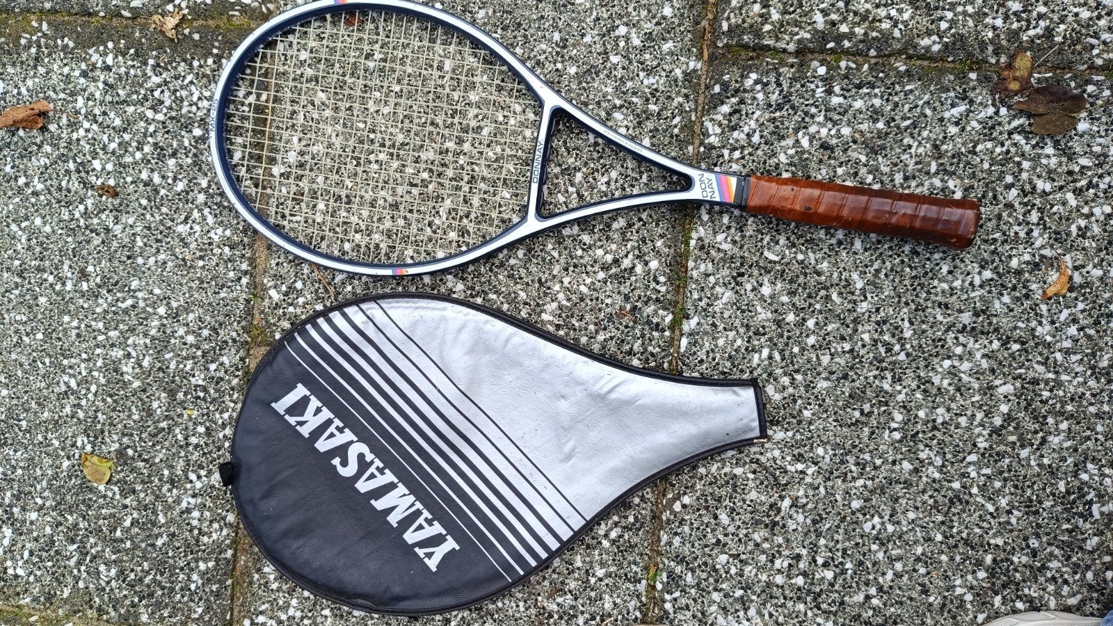 Donnay tennisracket met Yamasaki hoes - Vintage, Ophalen of Verzenden, Gebruikt, Racket, Overige merken