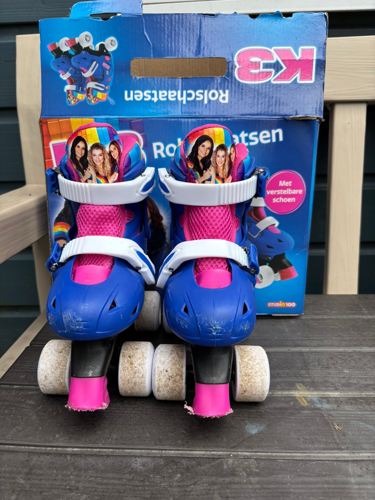K3 rolschaatsen maat 30-33, Kinderen en Baby's, Speelgoed | Buiten | Rolschaatsen, Ophalen of Verzenden, Verstelbaar, Gebruikt