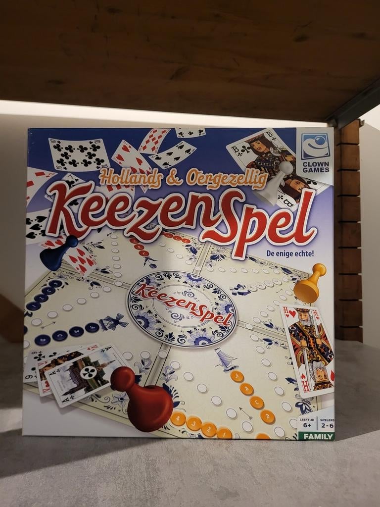 Keezenspel Bordspel - Nieuw, Hobby en Vrije tijd, Drie of vier spelers, Ophalen of Verzenden, Nieuw