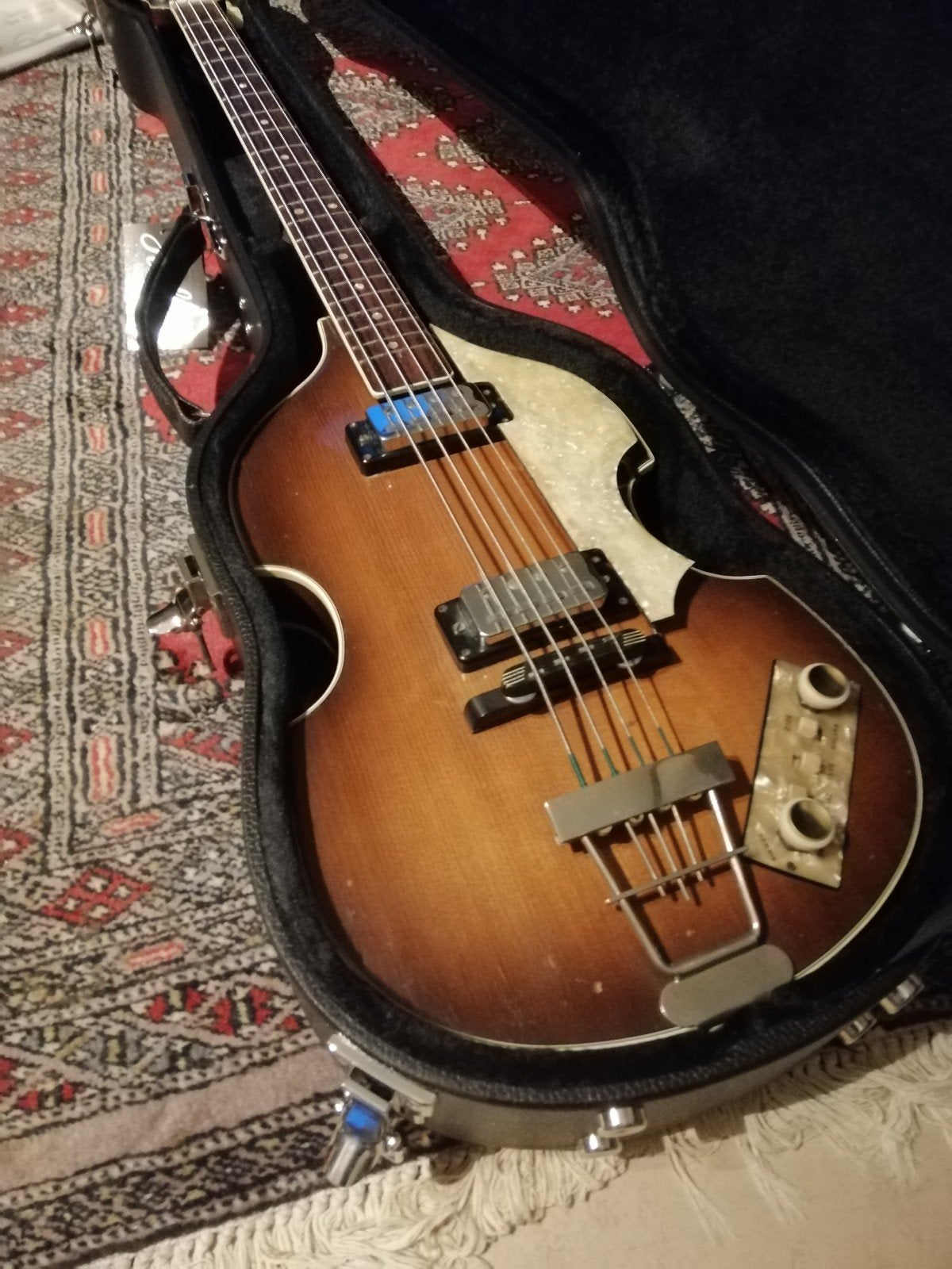 Höfner 500/1 vioolbas 1965, Ophalen, Gebruikt, Elektrisch