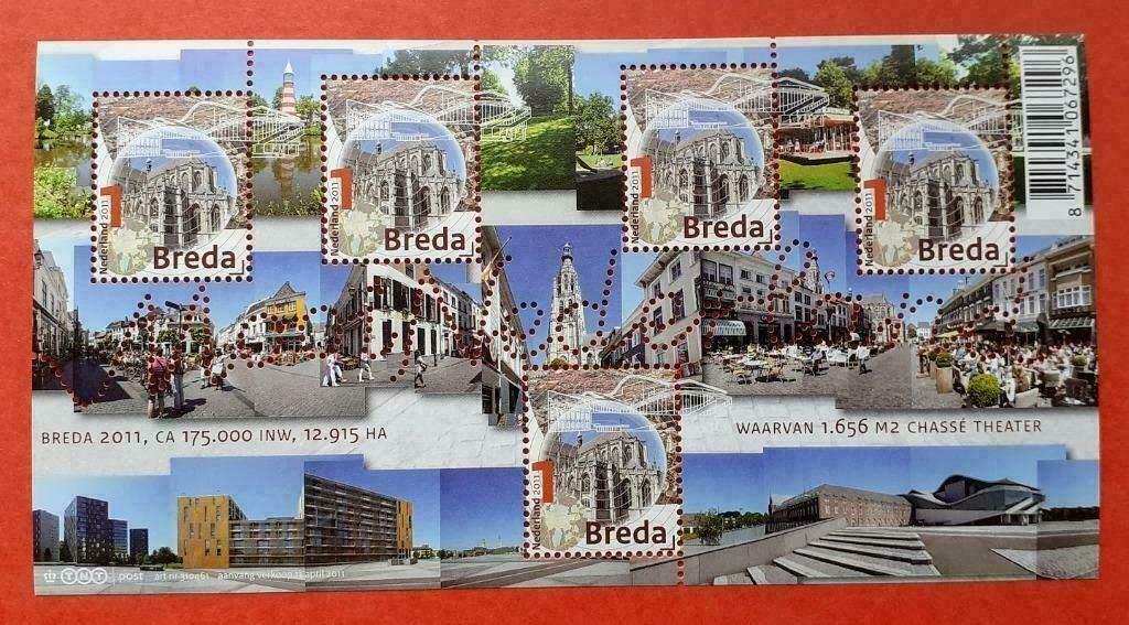 NVPH 2814 Mooi Nederland - Mooi "BREDA" - 2011, Verzenden, Na 1940, Postfris