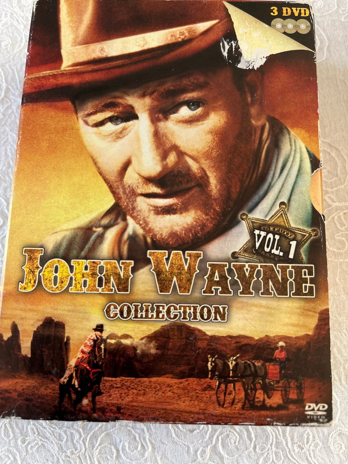 John Wayne Collection Vol. 1 - 3 DVD Boxset, Alle leeftijden, Nederlands, Overige genres, Ophalen of Verzenden