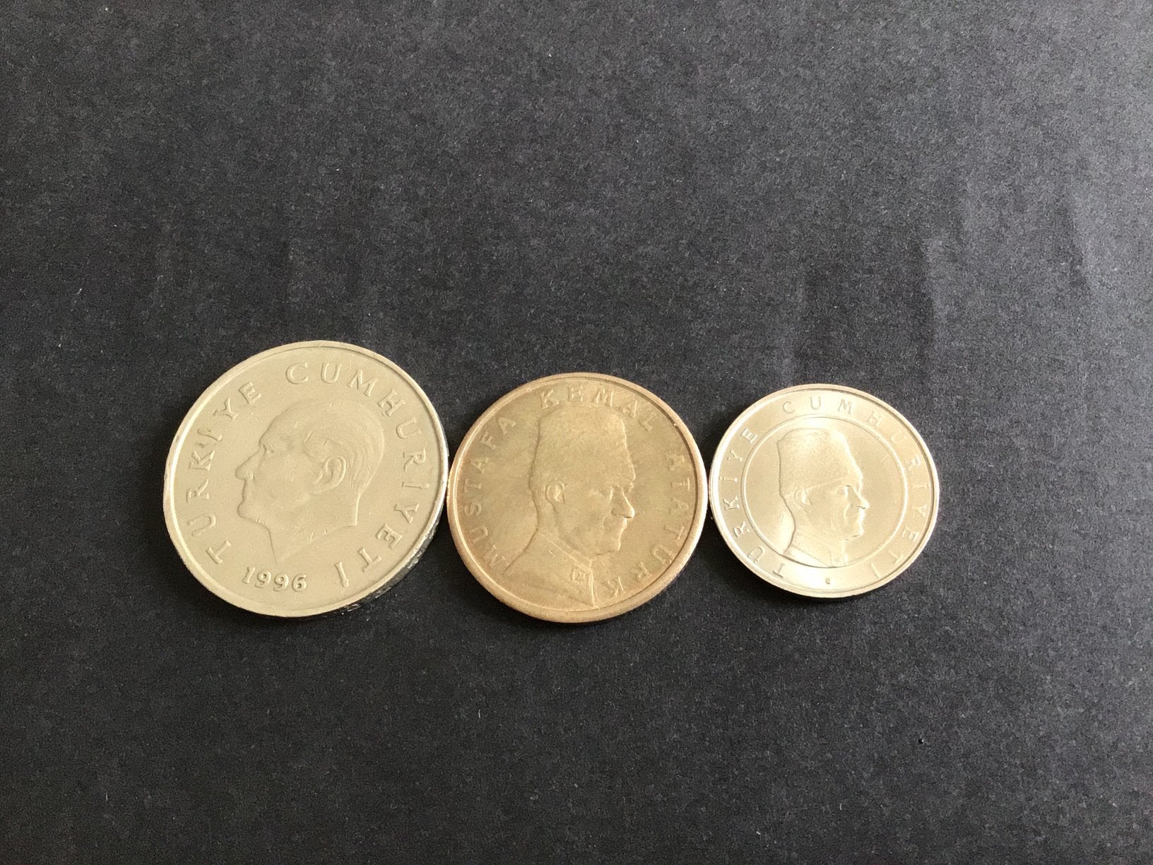 3.  Munten van Turkije, Verzenden, Overige landen, Setje
