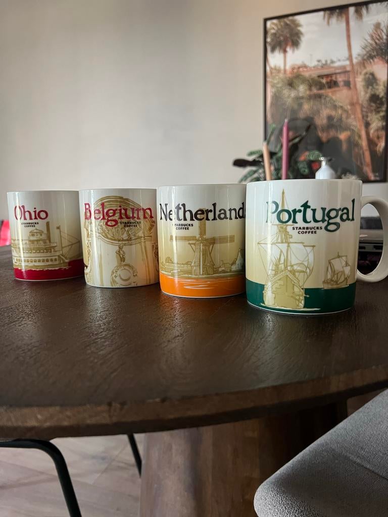 Starbucks Collector Series Mokken - Ohio, België, Nederland,, Huis en Inrichting, Keuken | Servies, Keramiek, Ophalen of Verzenden