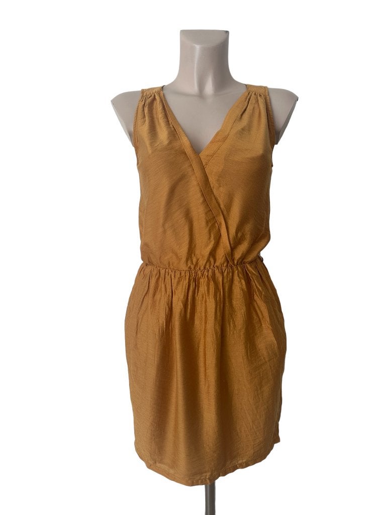 Sessun jurk XS, Geel, Ophalen of Verzenden, Zo goed als nieuw, Maat 34 (XS) of kleiner