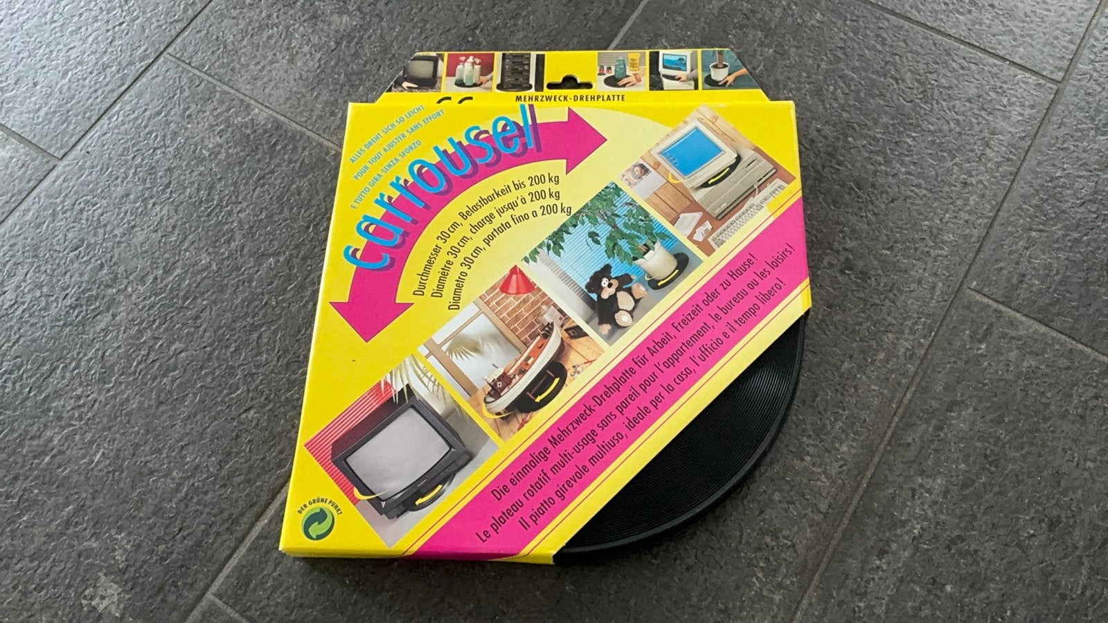 Draaiplateau doorsnee 30 cm zwart, Ophalen of Verzenden, Nieuw