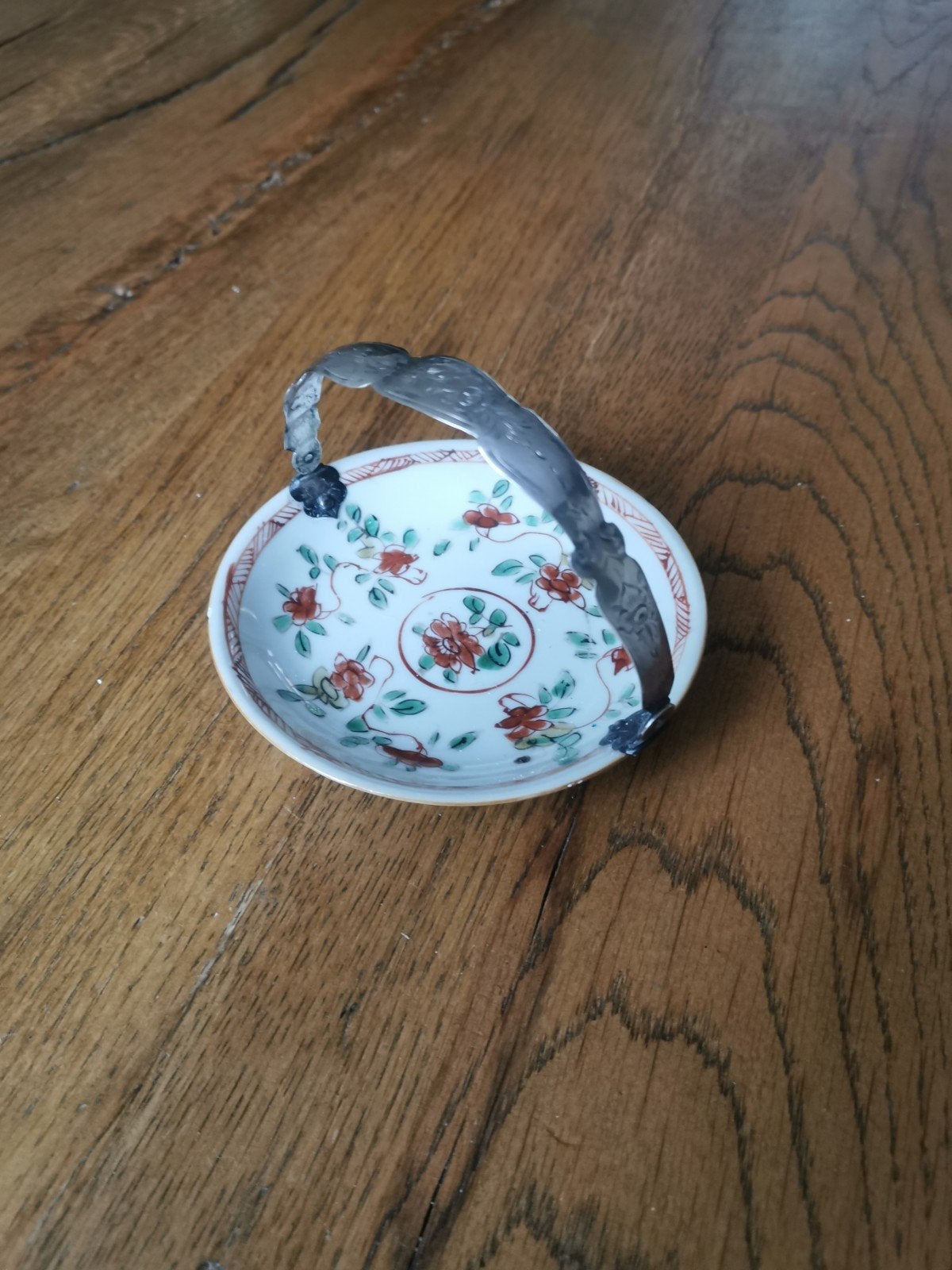 Kangxi bord met zilveren hengsel, Ophalen of Verzenden