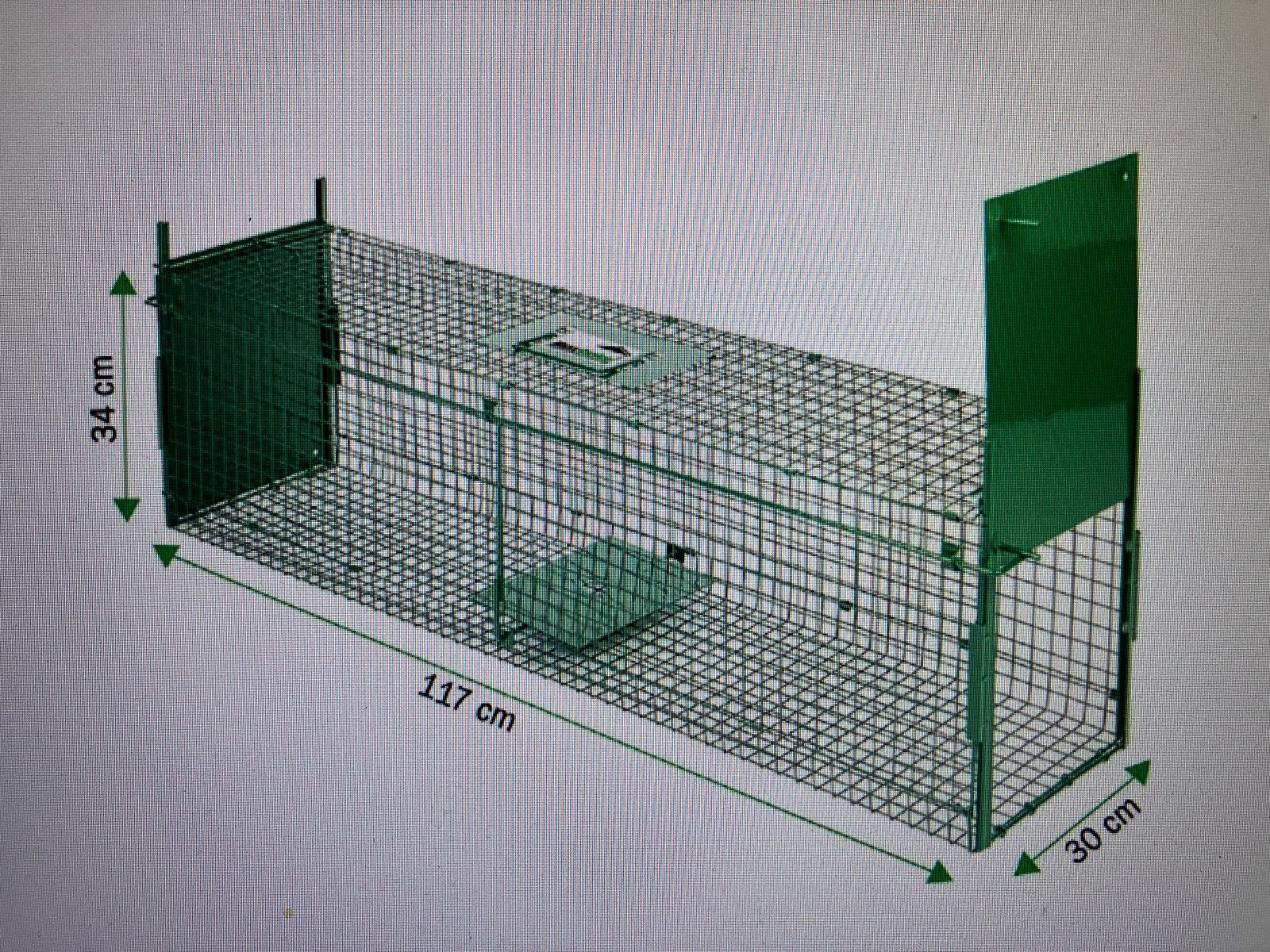 Grote vossen Vangkooi, Doorloopval 117 x 34 x 30 NIEUW €50, Ophalen, Nieuw, Ongediertebestrijding