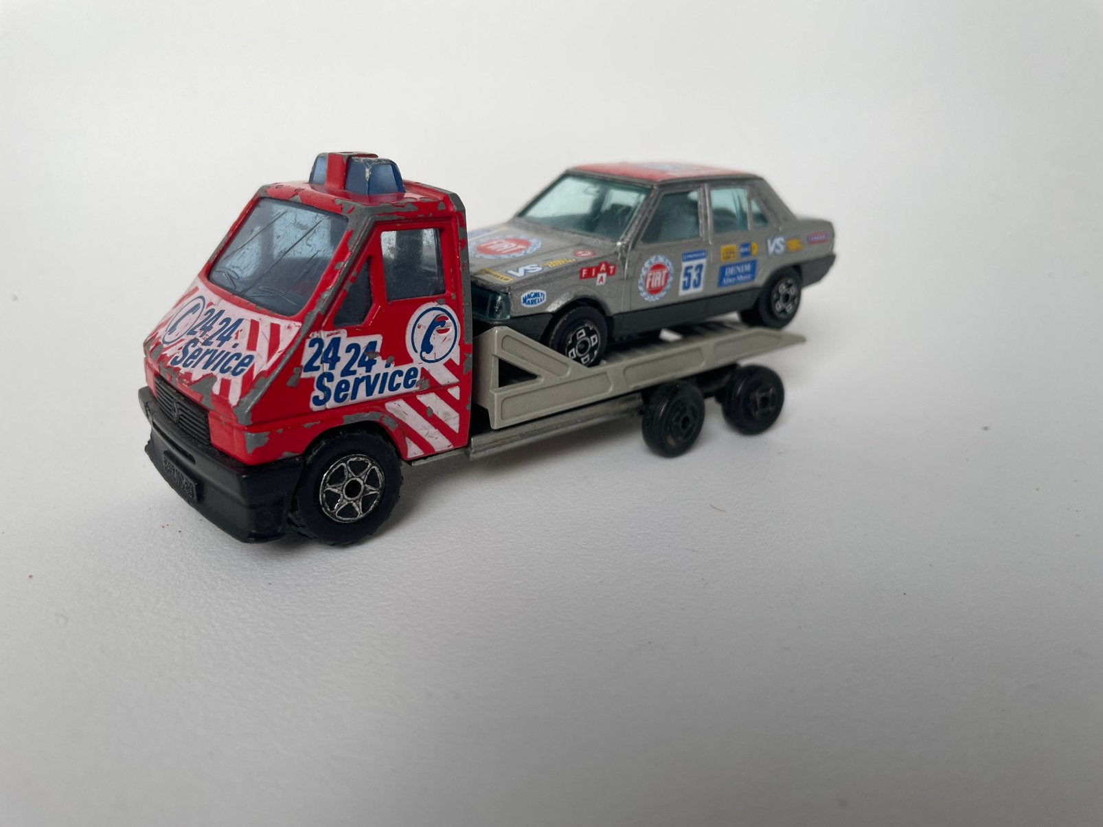 model autoambulance Renault Master, rood, Majorette, 1/45, Ophalen of Verzenden, Gebruikt, Auto