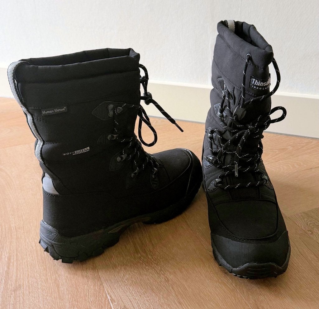 Snowboots wandelschoen Human Nature - Zwart Maat 43 - Nieuw, Ophalen of Verzenden, Nieuw, Schoenen