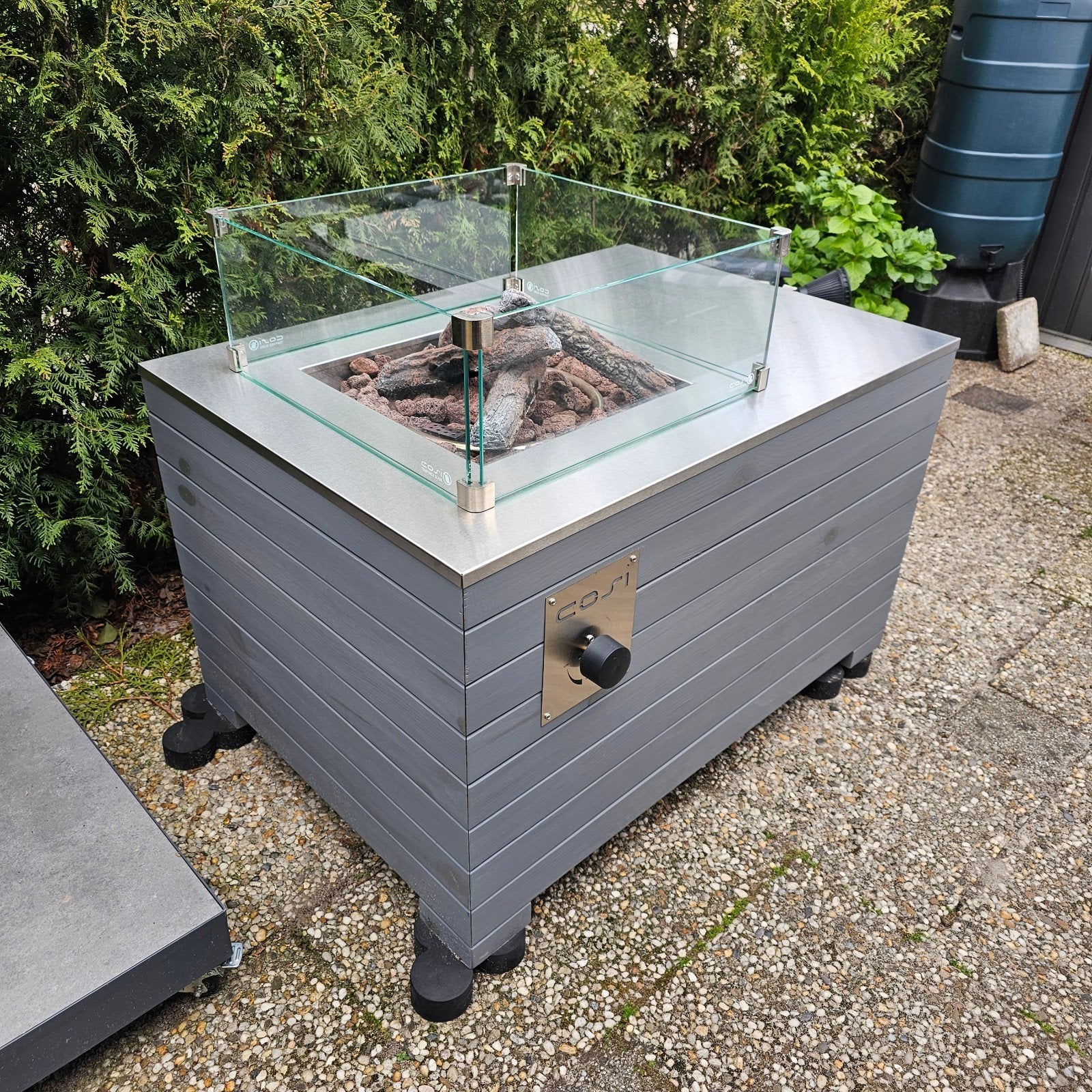 cosi vuurtafel met afzetgedeelte, Ophalen