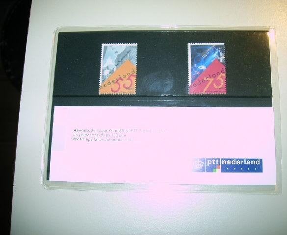 PTT Nederland Postzegels Een  Van 55 en 75 cent, Postzegels en Munten, Postzegels | Nederland, Ophalen of Verzenden, Na 1940, Postfris