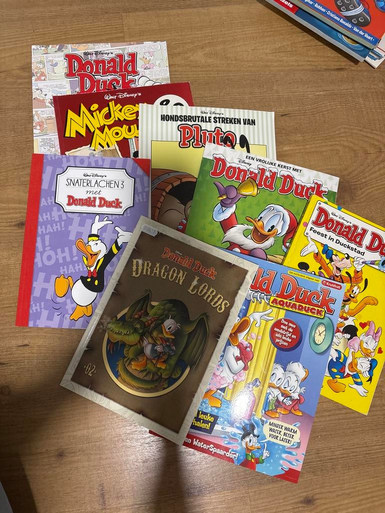 Donald Duck & Mickey Mouse stripboeken collectie, Boeken, Meerdere stripboeken, Ophalen of Verzenden, Gelezen