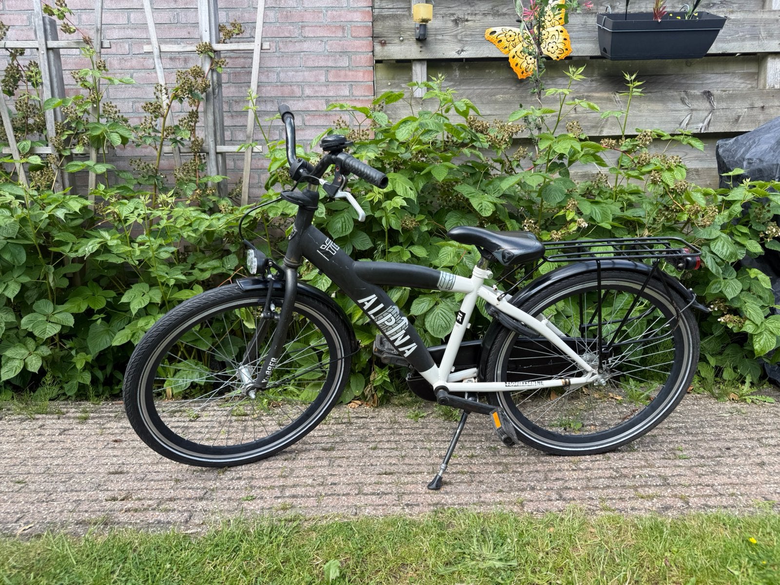 Hele mooie Alpina Yabber 24 inch, Fietsen en Brommers, Fietsen | Jongens, Ophalen, Terugtraprem, 24 inch, Handrem