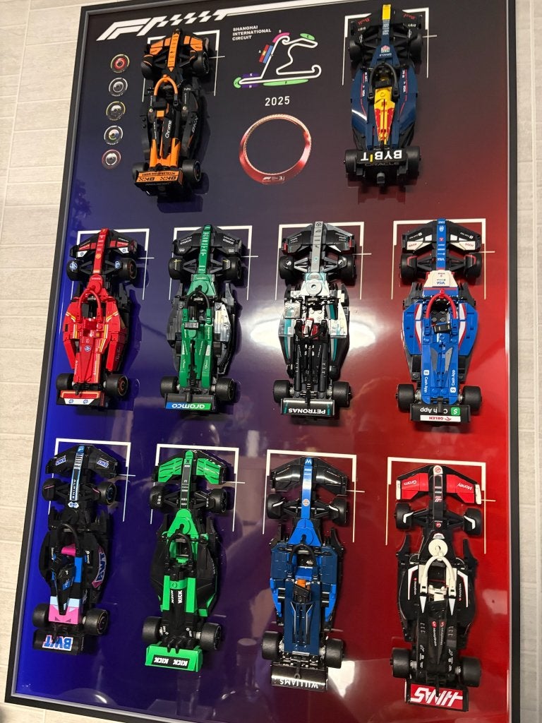 LEGO F1 Collectie in Luxe Displayframe 2025 – 10 Teams, Ophalen, Nieuw