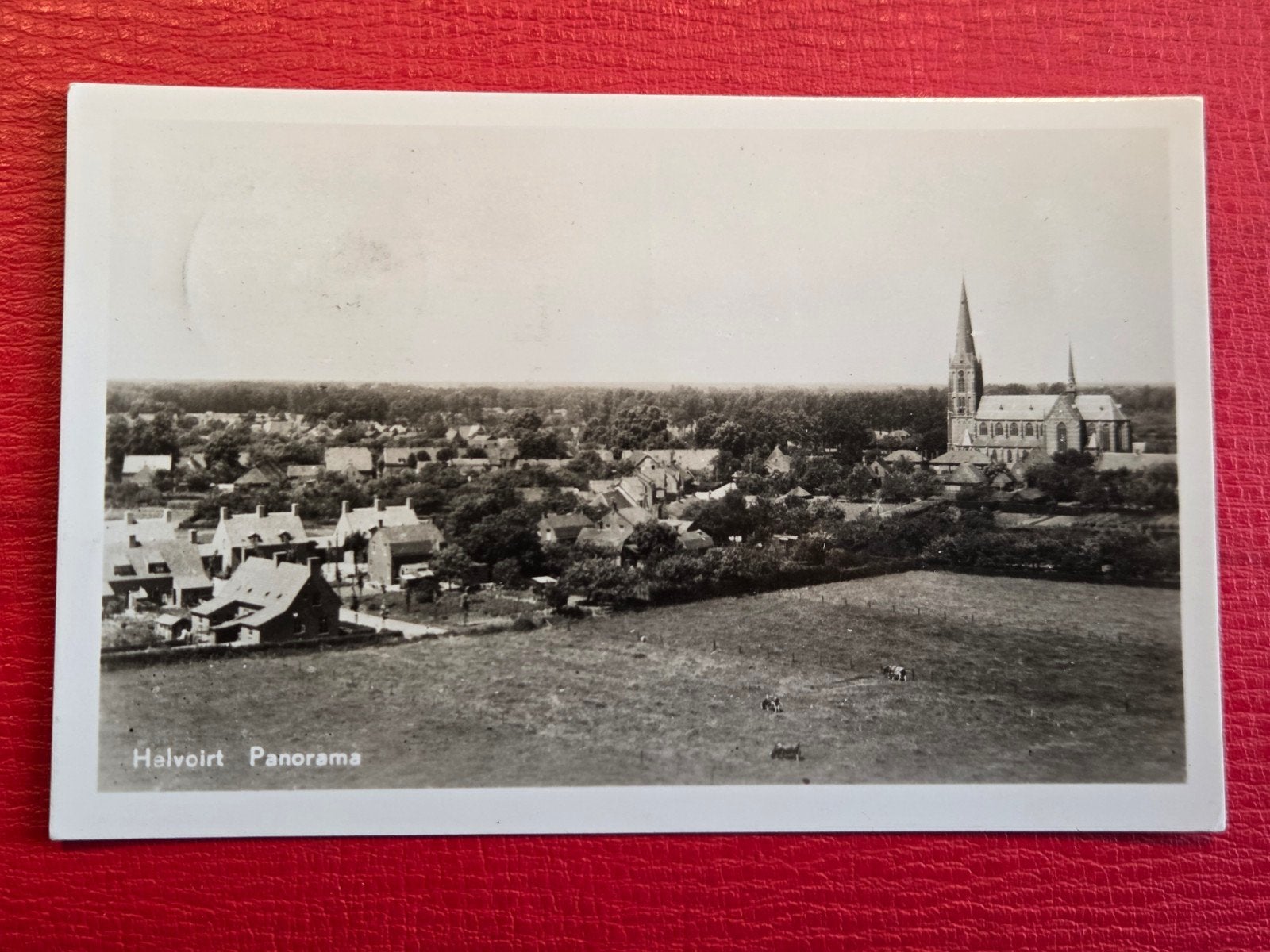 Helvoirt bij Vught Panorama, Ophalen of Verzenden, 1940 tot 1960, Noord-Brabant