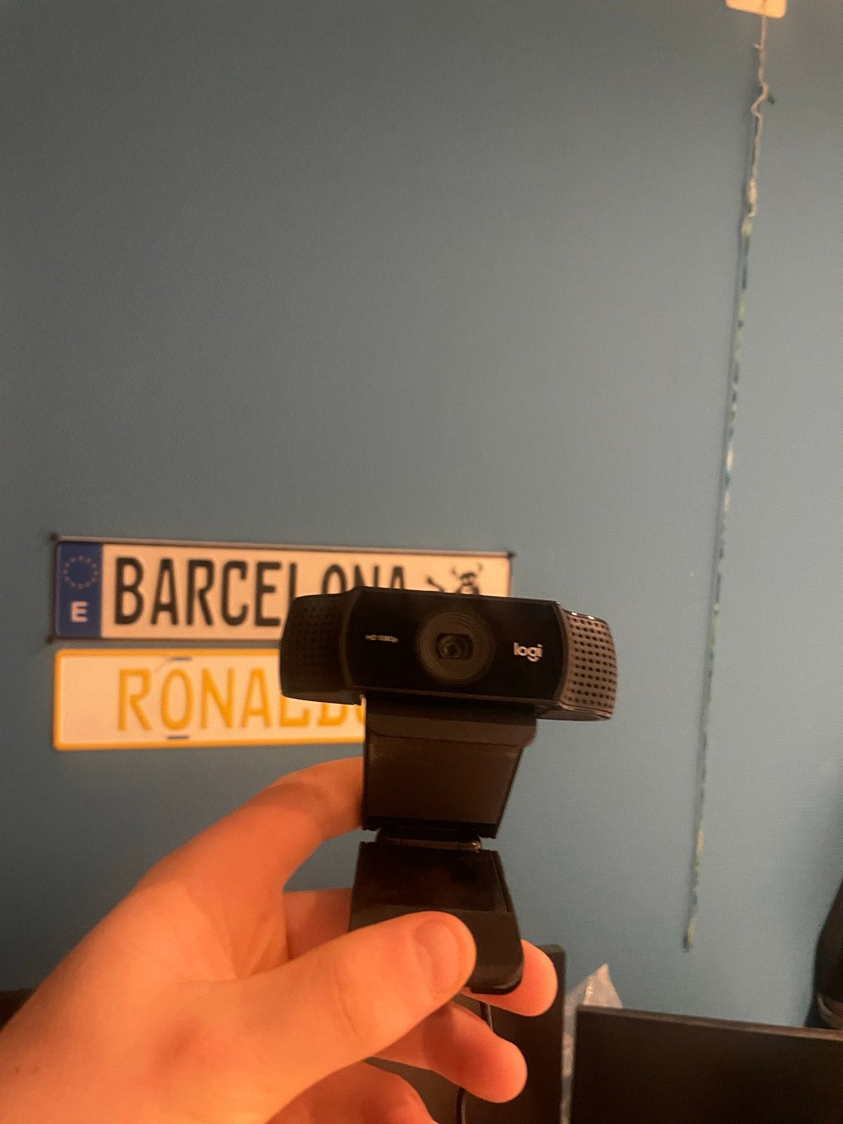 Logitech C920 1080p Webcam voor PC, Ophalen, Gebruikt, Windows, Monitorclip